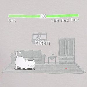 Cat Vs. Red Dot T-Shirt